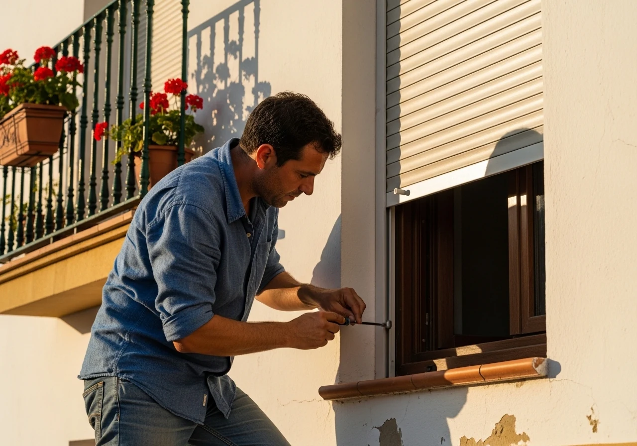 Persianista trabajando en Cornellà de Llobregat
